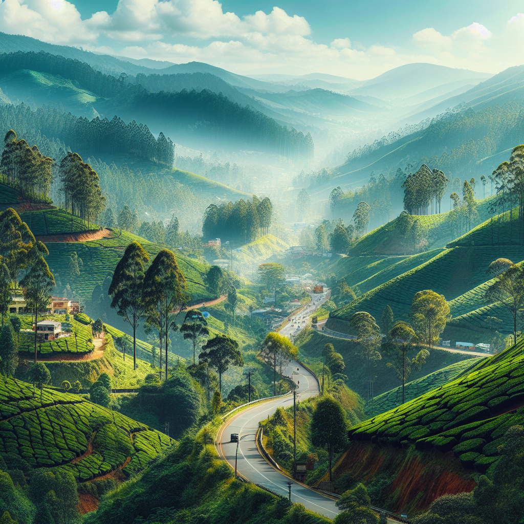 An image illustrating Exploring the Scenic Journey from Mysore to Ooty Routes Transport and Attractions  Mysore to Ooty Route Options and Recommendations