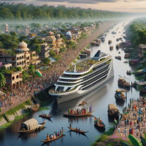 An image illustrating Expanding India's Cruise Tourism Revolution  The Cruise Bharat Mission An Overview