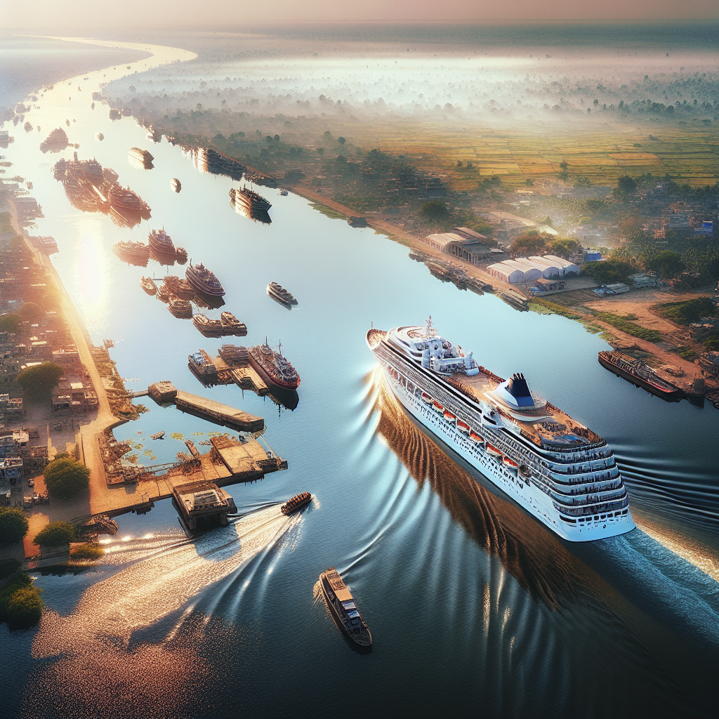 An image illustrating India's Cruise Expansion Set to Sail with 51 New Circuits  The Rise of India's Cruise Tourism