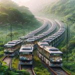An image illustrating Celebrating NueGo's Milestones in Electric Intercity Travel  NueGo's Sustainable Journey