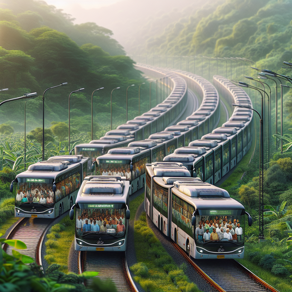 An image illustrating Celebrating NueGo's Milestones in Electric Intercity Travel  NueGo's Sustainable Journey