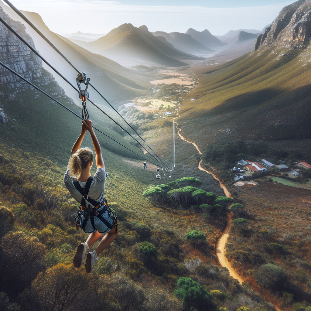 An image illustrating Experience the Thrill of South Africa's K3 Zipline  The Allure of K3 Zipline
