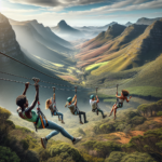 An image illustrating K3 Zipline A Thrilling Adventure for Indian Tourists in South Africa  Introduction to K3 Zipline