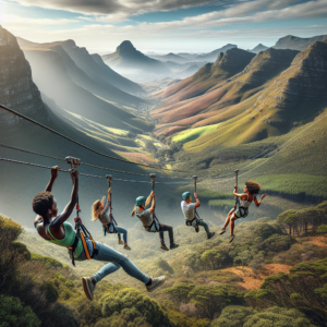 Introduction to K3 Zipline salutetravelscom An image illustrating K3 Zipline A Thrilling Adventure for Indian Tourists in South Africa Introduction to K3 Zipline