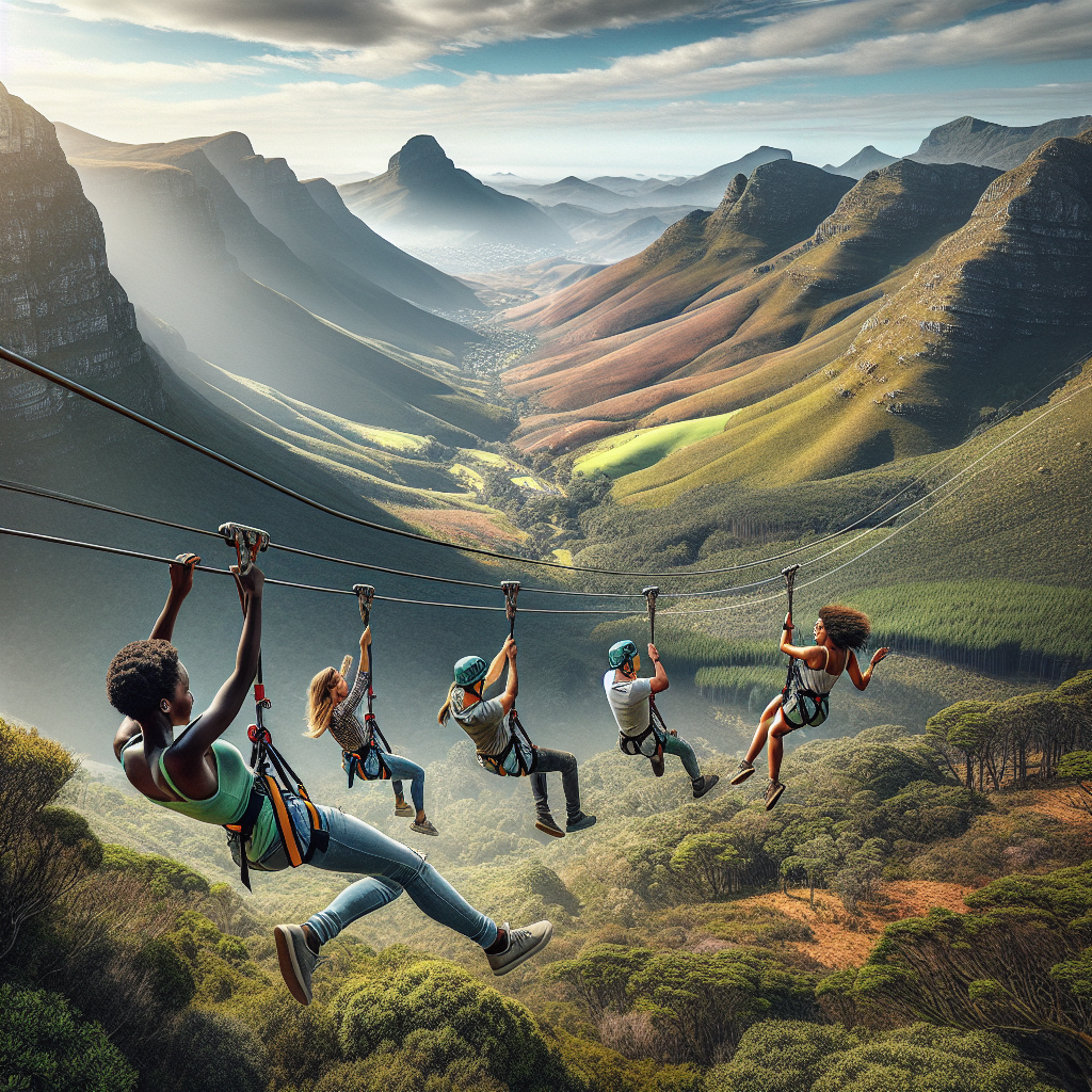 Introduction to K3 Zipline salutetravelscom An image illustrating K3 Zipline A Thrilling Adventure for Indian Tourists in South Africa Introduction to K3 Zipline